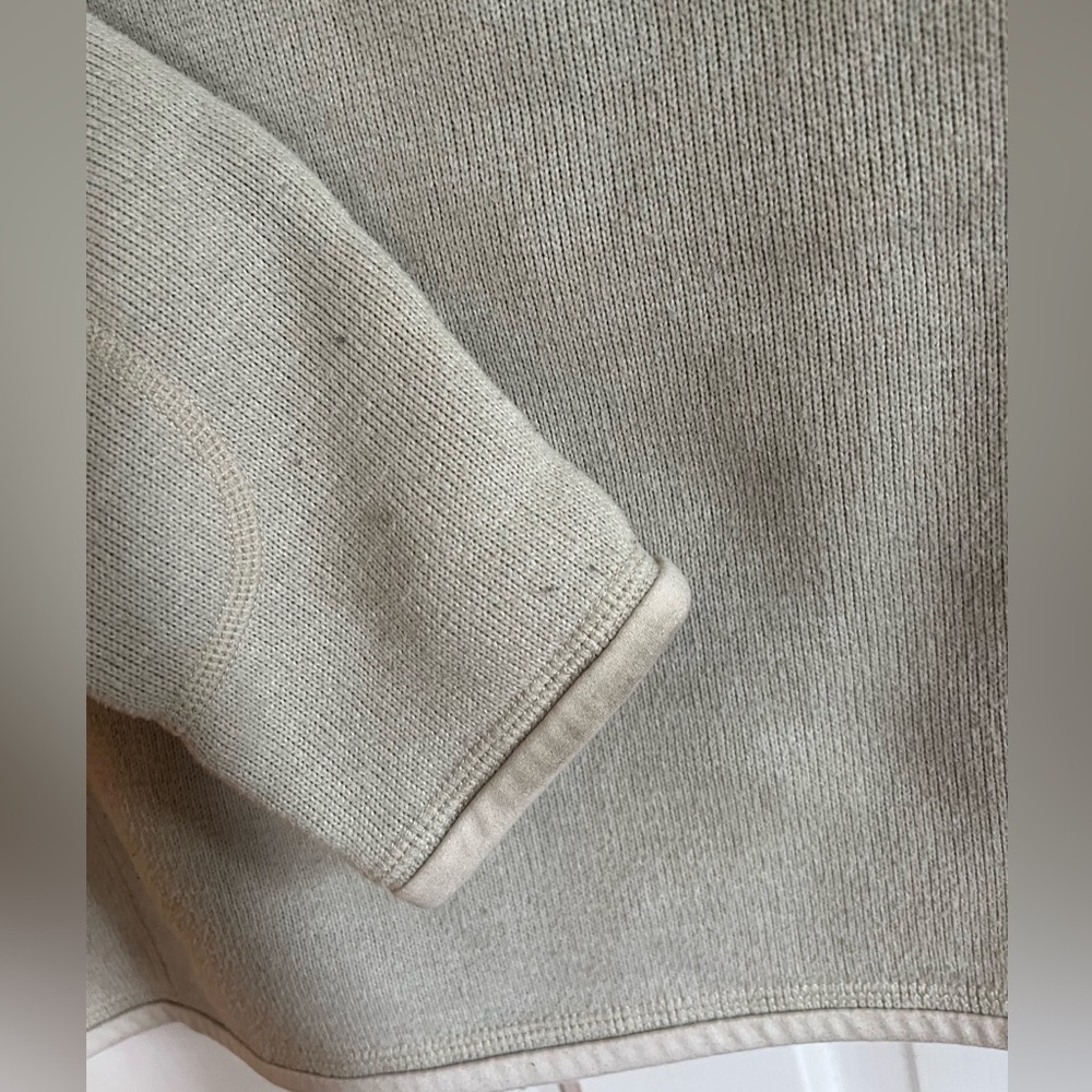 Patagonia Women’s better sweater size small knit zip fleece in light green/grey - Picture 6 of 9